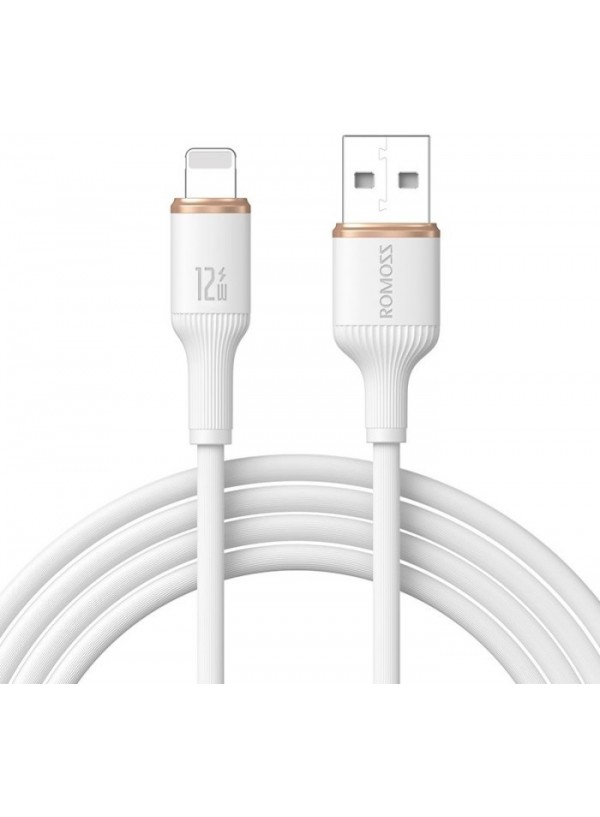 Кабель Romoss CB1224 USB-Ligh 2.4A 2m (CB1224-821-134H) білий