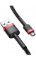 Кабель Baseus USB to Micro 1.5A 2m (CAMKLF-C91) чорн/черв.