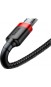 Кабель Baseus USB to Micro 1.5A 2m (CAMKLF-C91) чорн/черв.