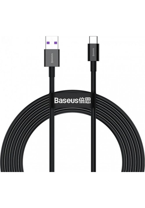Кабель Baseus USB to Type-C 66W 2m (CATYS-A01) чорний