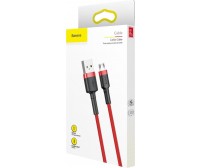 Кабель Baseus Cafule USB Micro 1м Black-Red