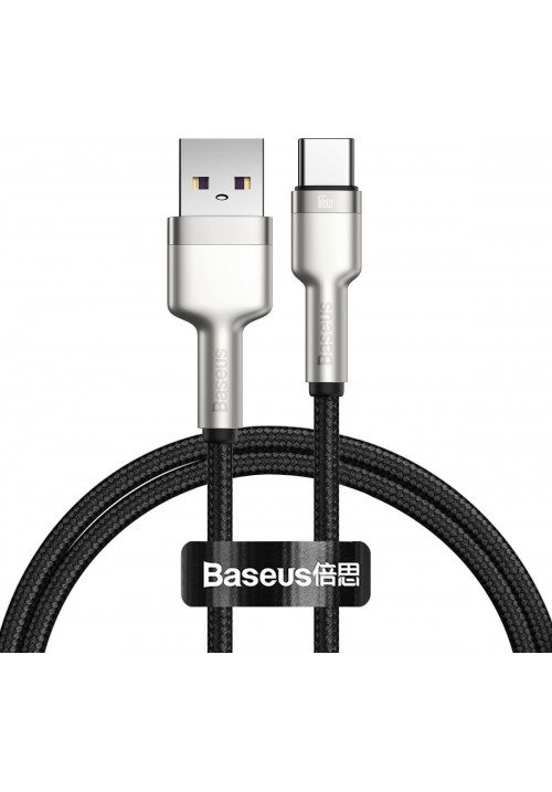 Кабель Baseus USB to Type-C 66W 1m (CAKF000101) чорний