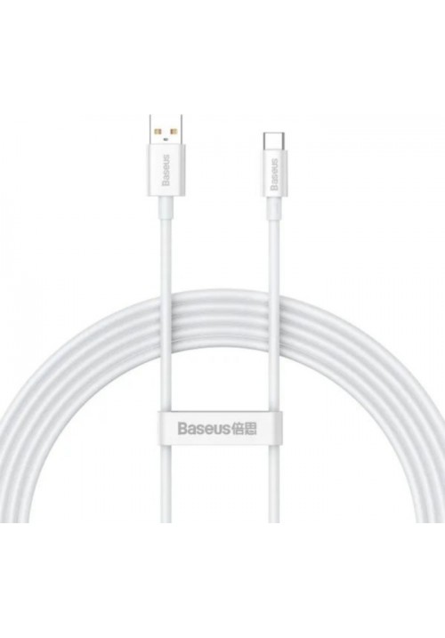 Кабель Baseus USB-Type-C 100W 2m (P10320102214-03) білий