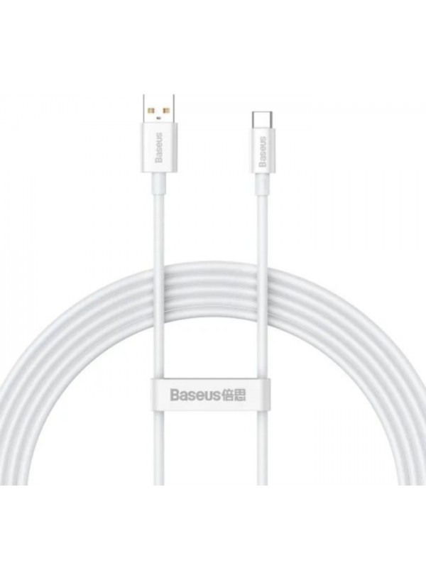 Кабель Baseus USB-Type-C 100W 2m (P10320102214-03) білий