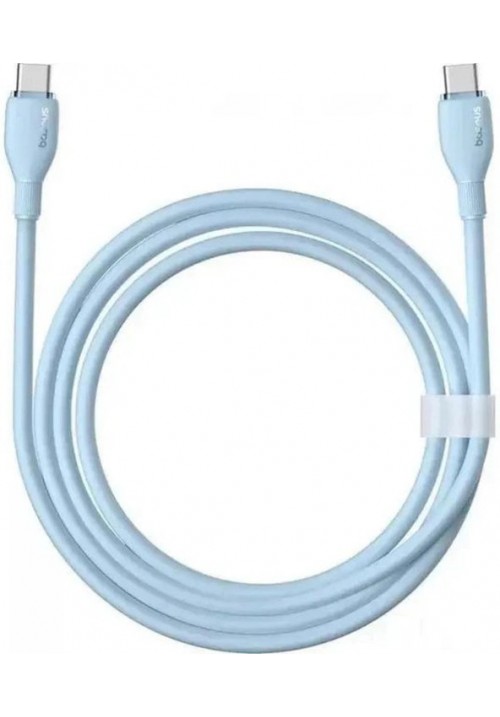 Кабель Baseus Type-C/Type-C 100W 1m (E0426702) блакитний