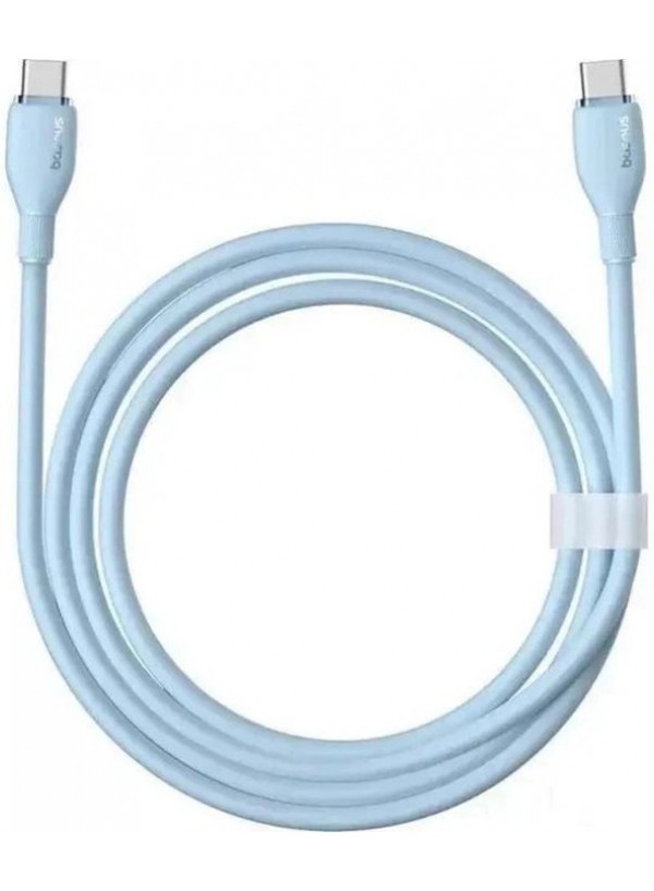 Кабель Baseus Type-C/Type-C 100W 1m (E0426702) блакитний