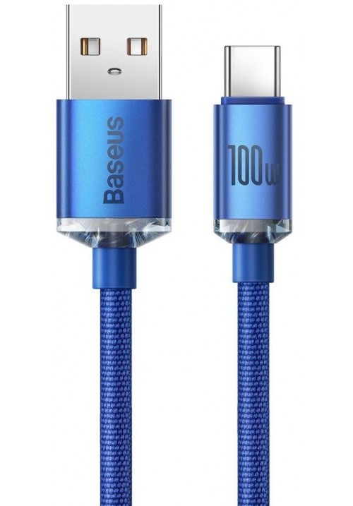 Кабель Baseus USB to Type-C 100W 6A 2m (CAJY000503) синій