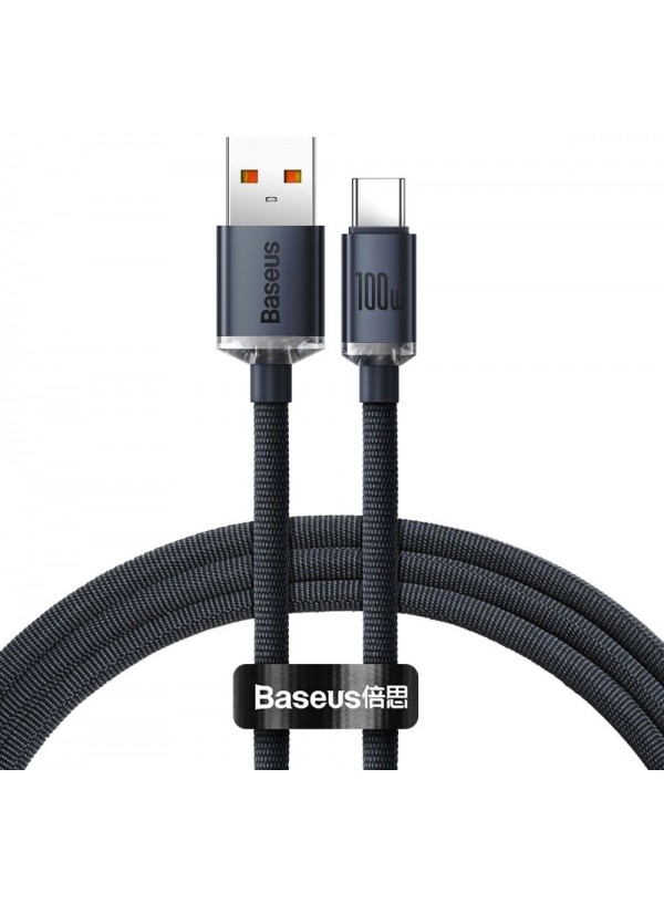 Кабель Baseus USB to Type-C 100W 1.2m (CAJY000401) чорний