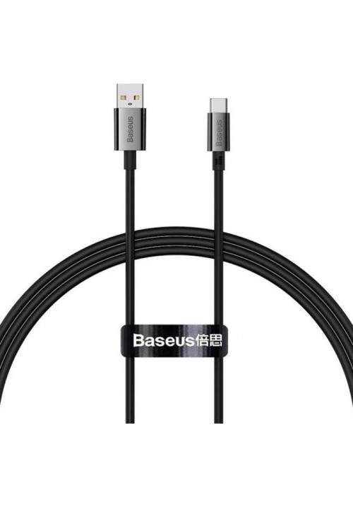 Кабель Baseus USB-Type-C 100W 20V 5A 1m (P10320102114-00) чорний