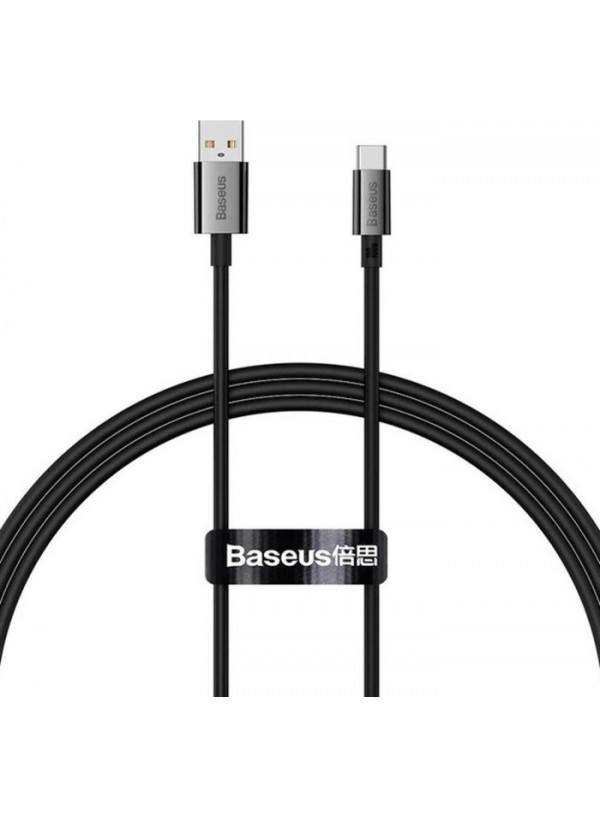 Кабель Baseus USB-Type-C 100W 20V 5A 1m (P10320102114-00) чорний