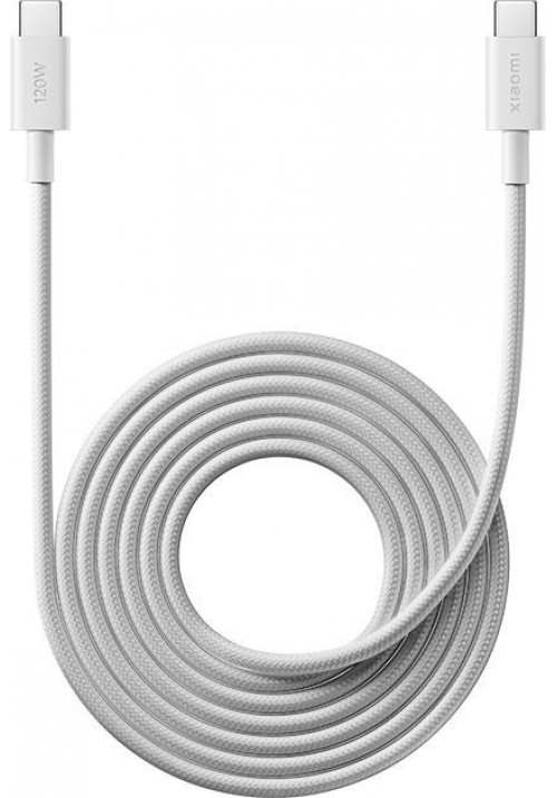 Кабель Xiaomi Braided Type-C-Type-C 6A 2m (BHR087AGL)білий