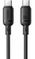 Кабель Baseus Silky Series Fast Charging Type-C/Type-C 100W 1m (P10377704113-00) чорний