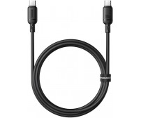 Кабель Baseus Silky Series Fast Charging Type-C/Type-C 100W 1m (P10377704113-00) чорний