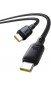 Кабель Baseus Silky Series Fast Charging Type-C/Type-C 100W 1m (P10377704113-00) чорний
