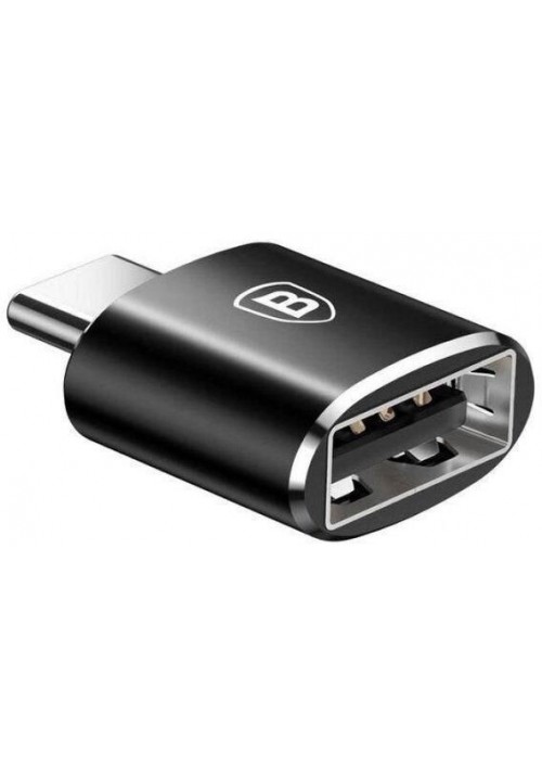Адаптер Baseus Mini Type-C to USB (CATOTG-01) чорний