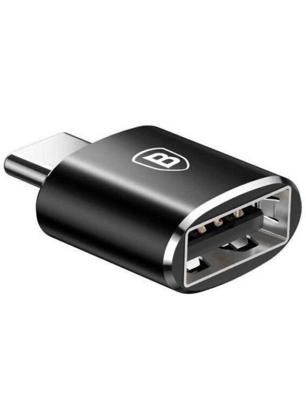 Адаптер Baseus Mini Type-C to USB (CATOTG-01) чорний