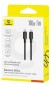 Кабель Baseus Silky Series Fast Charging Type-C/Type-C 100W 1m (P10377704113-00) чорний