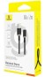 Кабель Baseus USB-Type-C 60W 2m (P10377802U01-02) чорно золотий
