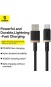 Кабель Baseus USB-Type-C 60W 2m (P10377802U01-02) чорно золотий