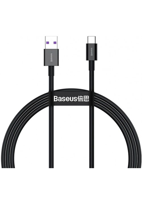 Кабель Baseus USB to Type-C 66W 1m (CATYS-01) чорний