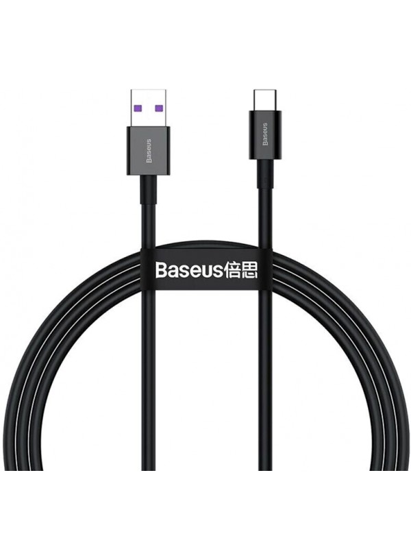 Кабель Baseus USB to Type-C 66W 1m (CATYS-01) чорний