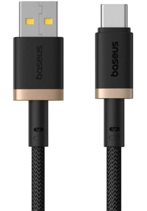 Кабель Baseus USB-Type-C 60W 2m (P10377802U01-02) чорно золотий