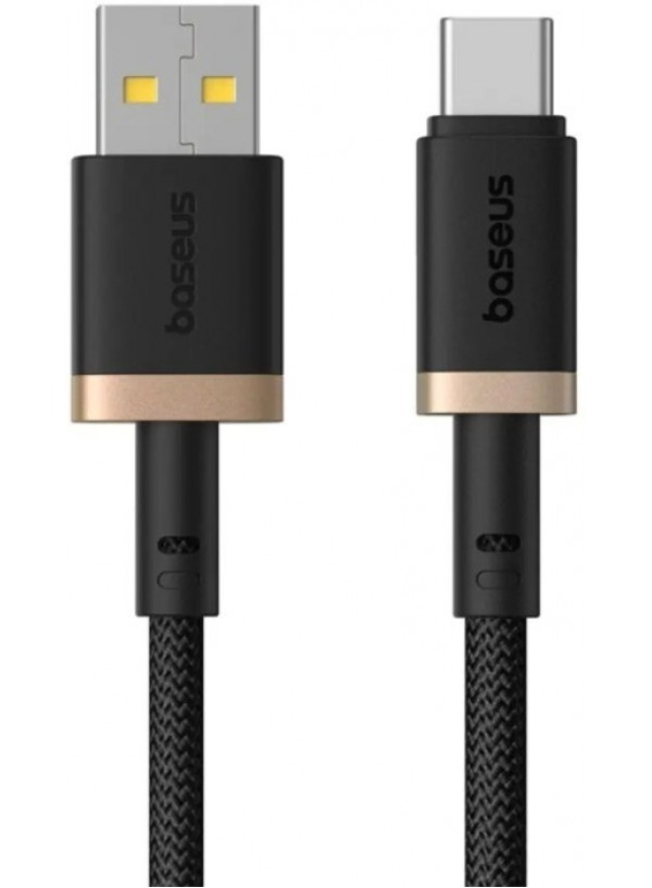 Кабель Baseus USB-Type-C 60W 2m (P10377802U01-02) чорно золотий