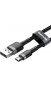 Кабель Baseus USB to Micro 2.4A 1m (CAMKLF-BG1) Gray/Black