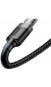 Кабель Baseus USB to Micro 2.4A 1m (CAMKLF-BG1) Gray/Black