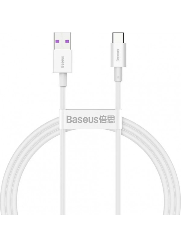 Кабель Baseus USB to Type-C 66W 1m (CATYS-02) білий