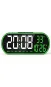 Електронний годинник з пультом GH8021 / WHITE & GREEN