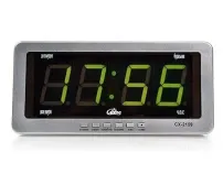 Годинник Caixing 2159-2 (зелені цифри)