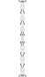 Ремінець Xiaomi Smart Band 8 Chain Strap White (BHR7313GL)