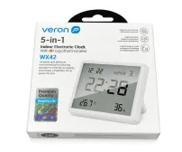 Годинник цифровий з термометром і гігрометром Veron WX42