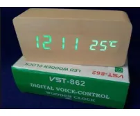 Годинник під дерево VST 862-2/GREEN