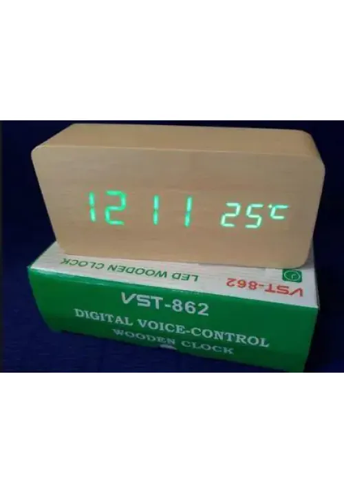 Годинник під дерево VST 862-2/GREEN