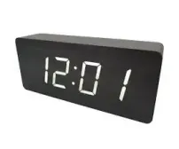 Електронний годинник під дерево VST 865 / WHITE