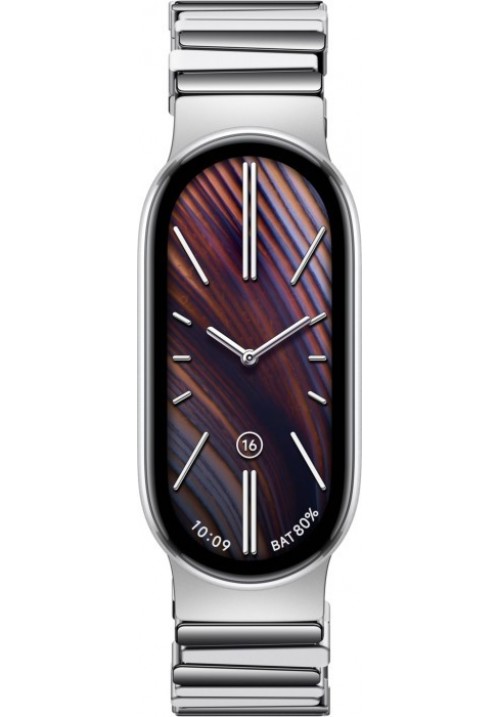Ремешок Xiaomi к Band 10 Asymmetrical Metal Strap Серебряный BHR07YHGL