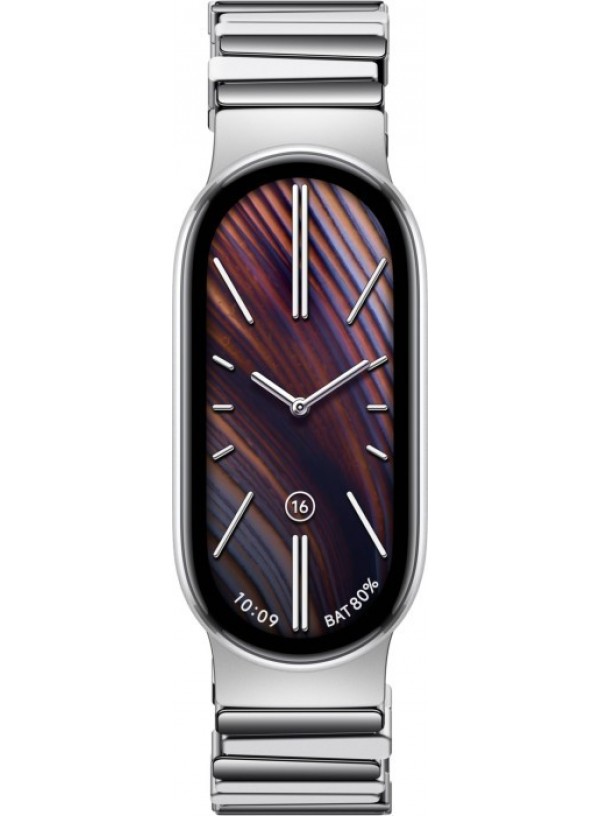 Ремінець Xiaomi до Band 10 Asymmetrical Metal Strap Срібний BHR07YHGL