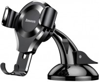 Автотримач Baseus Osculum Type Gravity Car Mount Black (SUYL-XP01)чорний