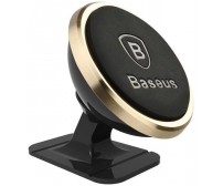 Автотримач Baseus 360° Adjustable Magnetic Phone Mount (SUCX140015) чорно золотий