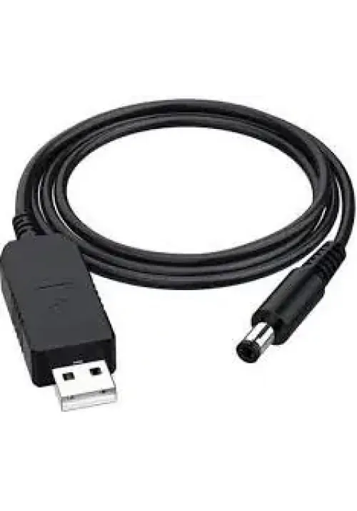 USB кабель для живлення роутера від повербанку 12V