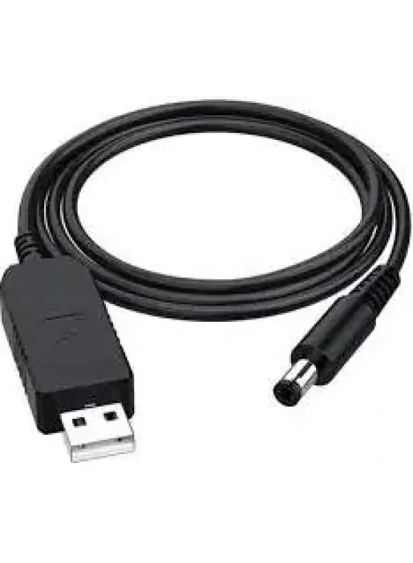 USB кабель для живлення роутера від повербанку 12V