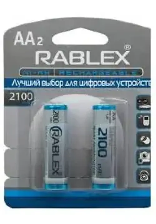 Акумулятор RABLEX HR6/AA 2100mAh 2шт/блістер (Ціна вказана за 2шт)