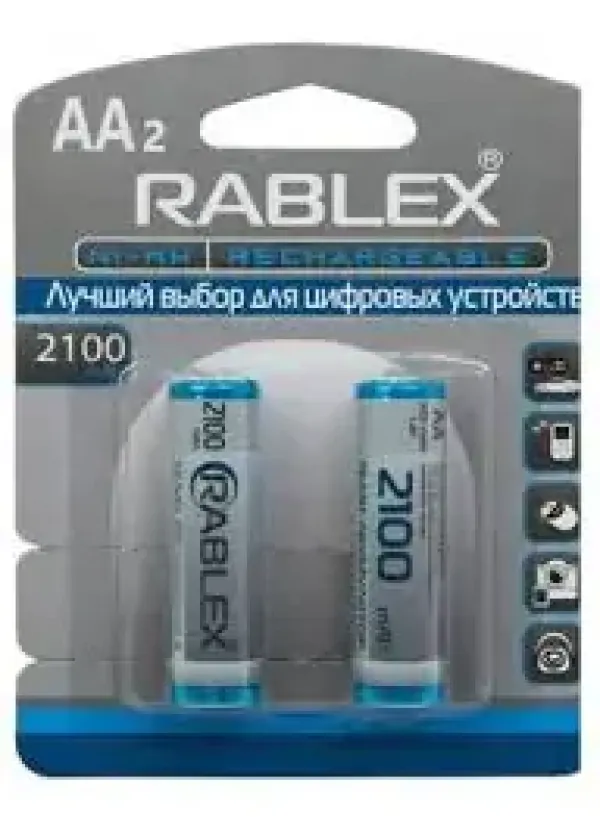 Акумулятор RABLEX HR6/AA 2100mAh 2шт/блістер (Ціна вказана за 2шт)