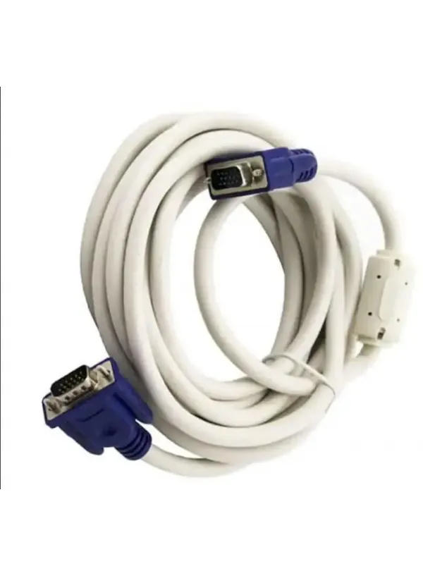 Кабель VGA-VGA 3м (білий)