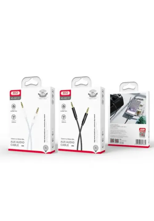 Аудио-кабель XO NB-R211C 3.5mm to 3.5MM