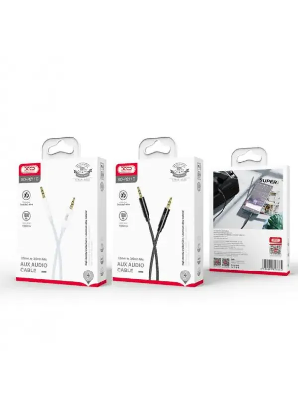 Аудіо-кабель XO NB-R211C 3.5mm to 3.5MM