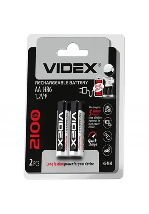 Акумулятор Videx HR6/AA 2100mAh 2шт/блістер (Ціна вказана за 2шт) [10]