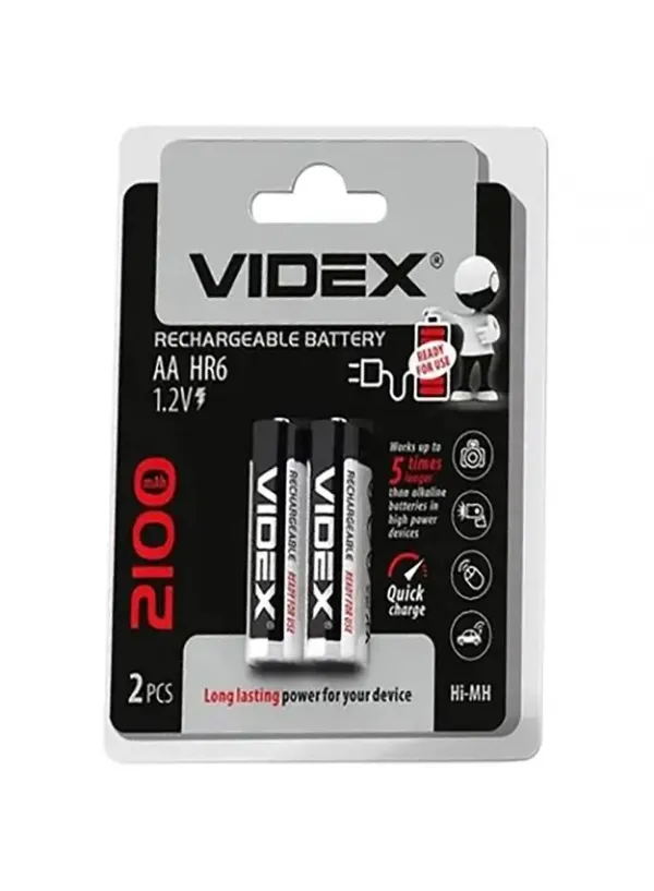 Акумулятор Videx HR6/AA 2100mAh 2шт/блістер (Ціна вказана за 2шт) [10]